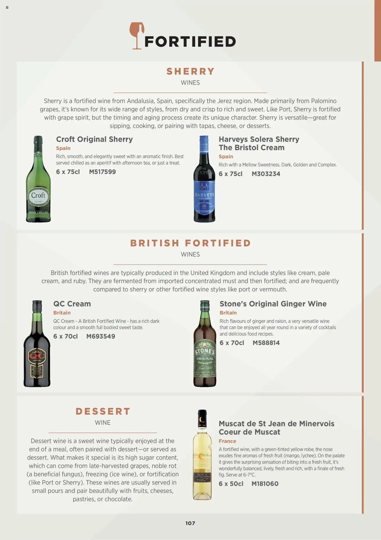 Booker Wholesale - Wine List 25/26