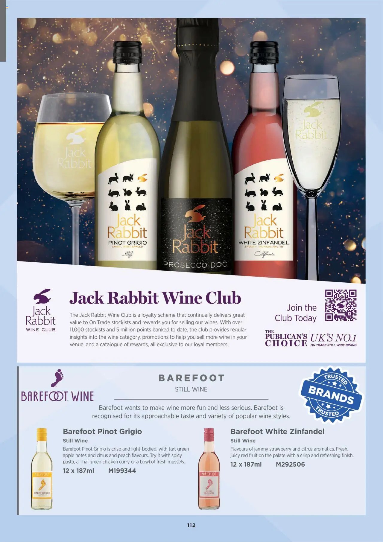 Booker Wholesale - Wine List 25/26
