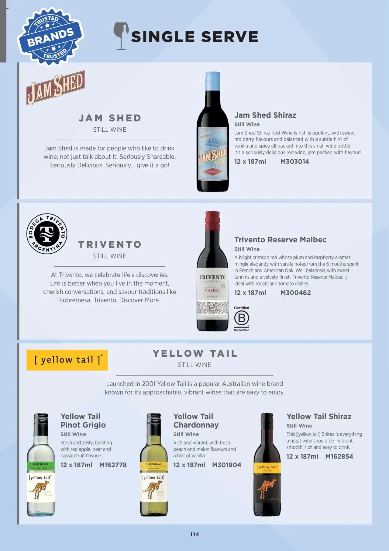 Booker Wholesale - Wine List 25/26