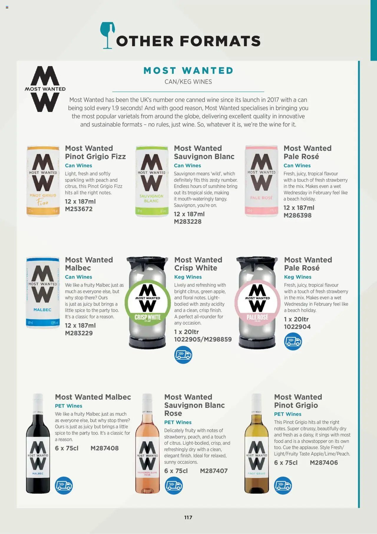 Booker Wholesale - Wine List 25/26