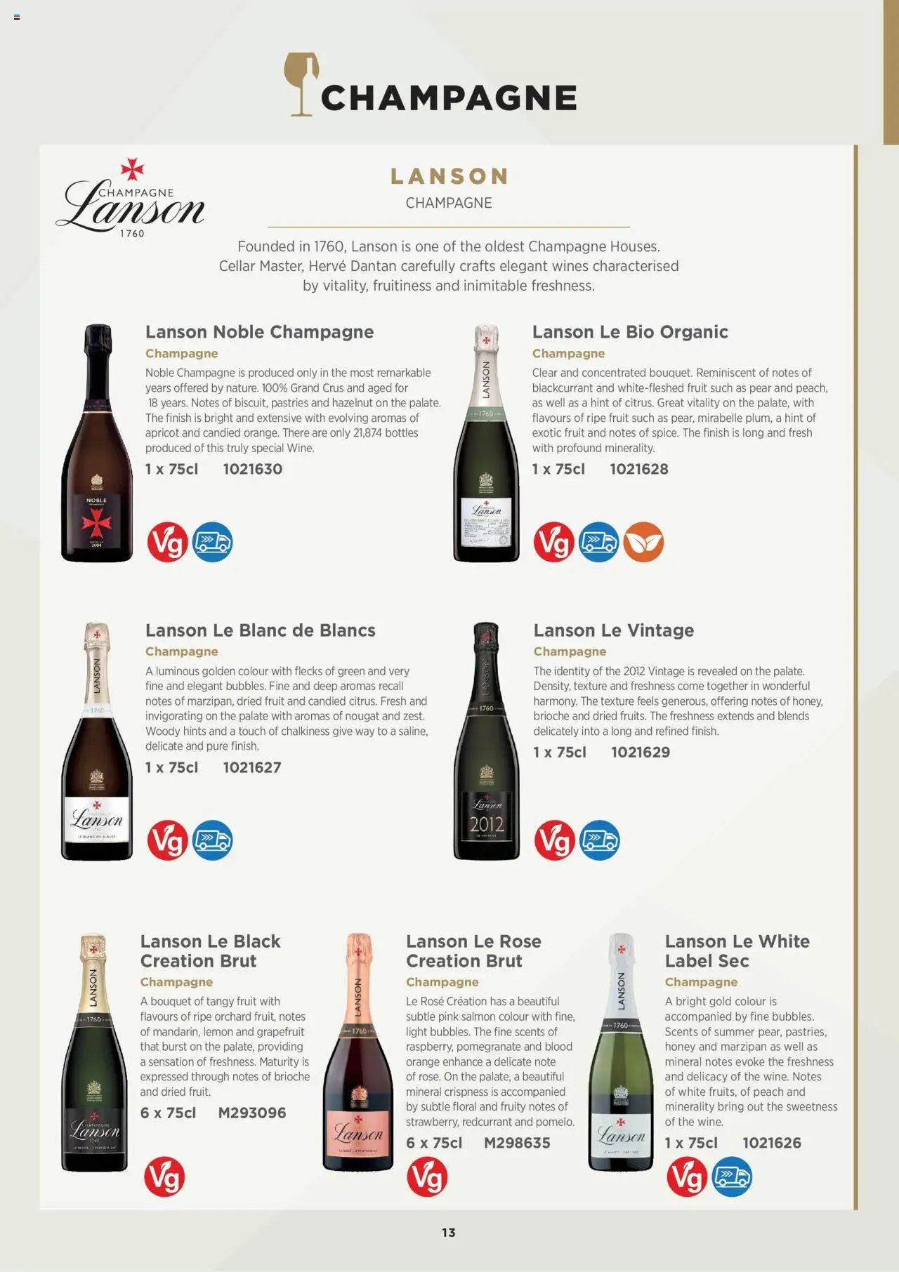 Booker Wholesale - Wine List 25/26