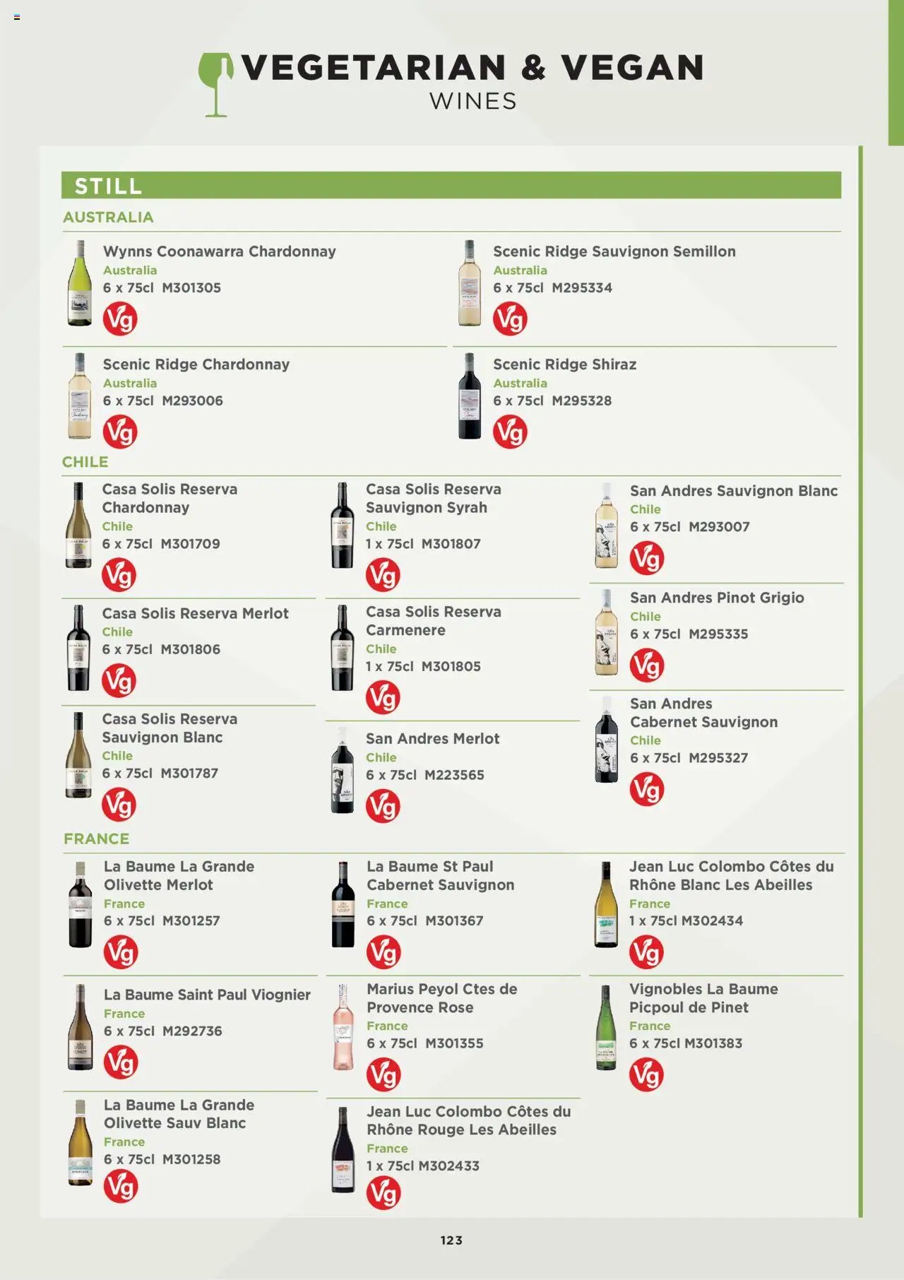 Booker Wholesale - Wine List 25/26