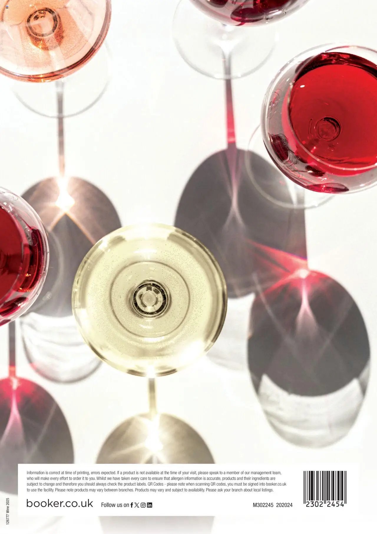 Booker Wholesale - Wine List 25/26