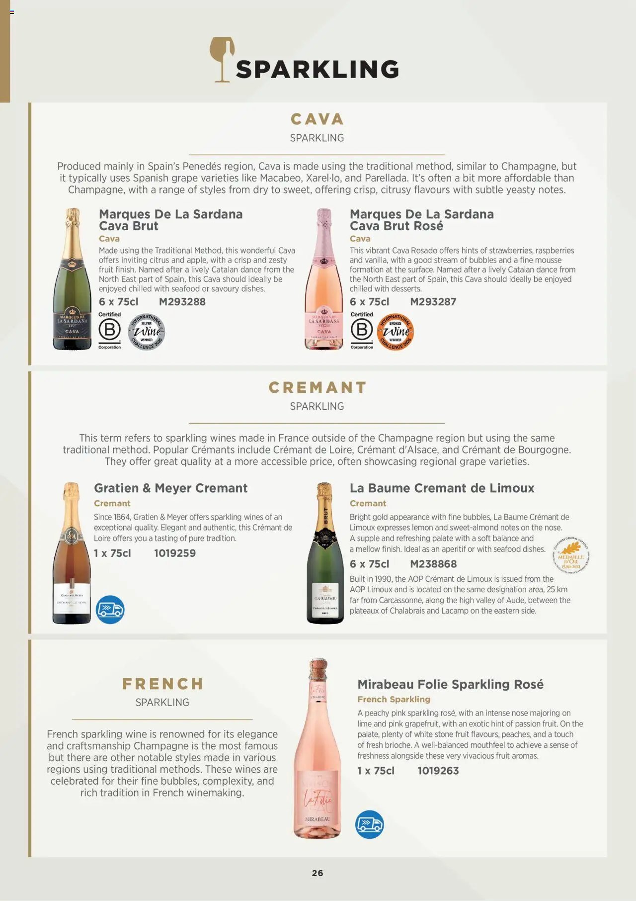 Booker Wholesale - Wine List 25/26