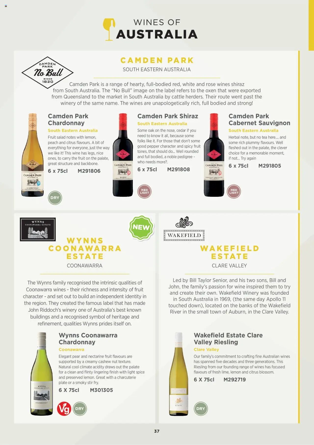 Booker Wholesale - Wine List 25/26