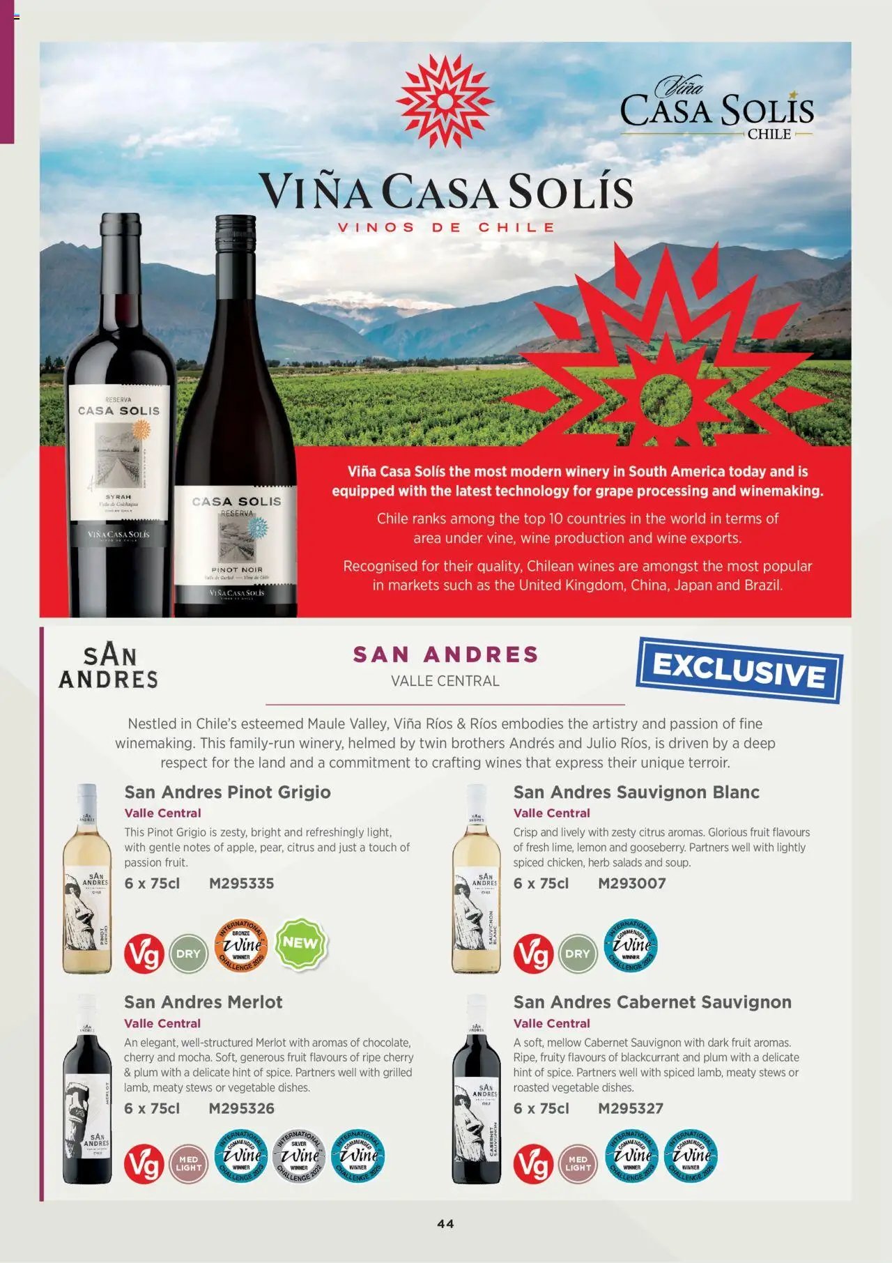 Booker Wholesale - Wine List 25/26