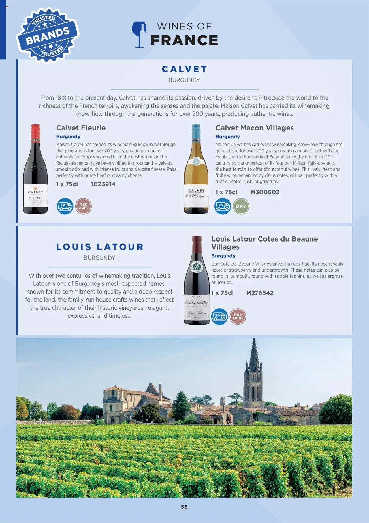 Booker Wholesale - Wine List 25/26