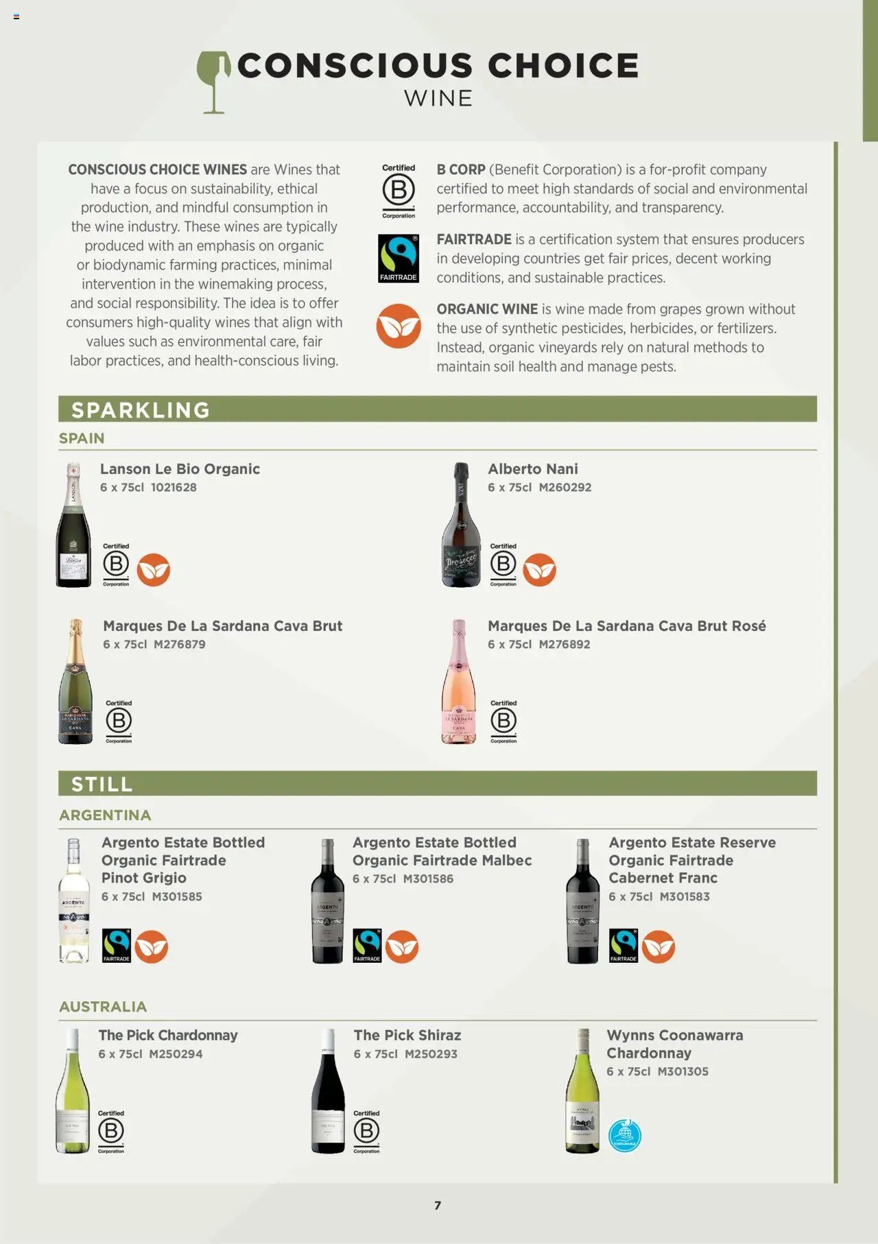 Booker Wholesale - Wine List 25/26