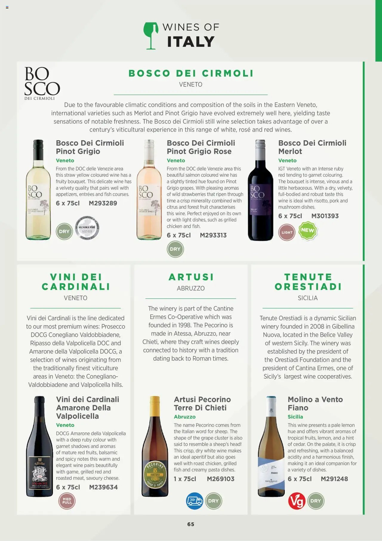 Booker Wholesale - Wine List 25/26