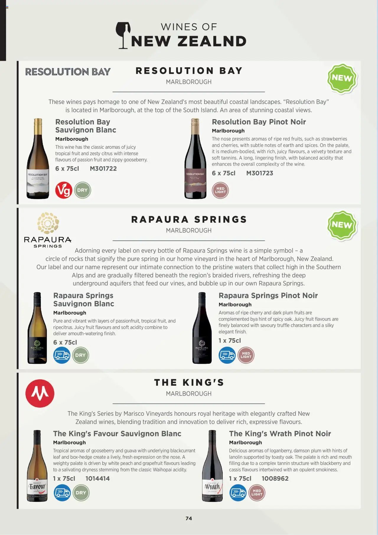 Booker Wholesale - Wine List 25/26