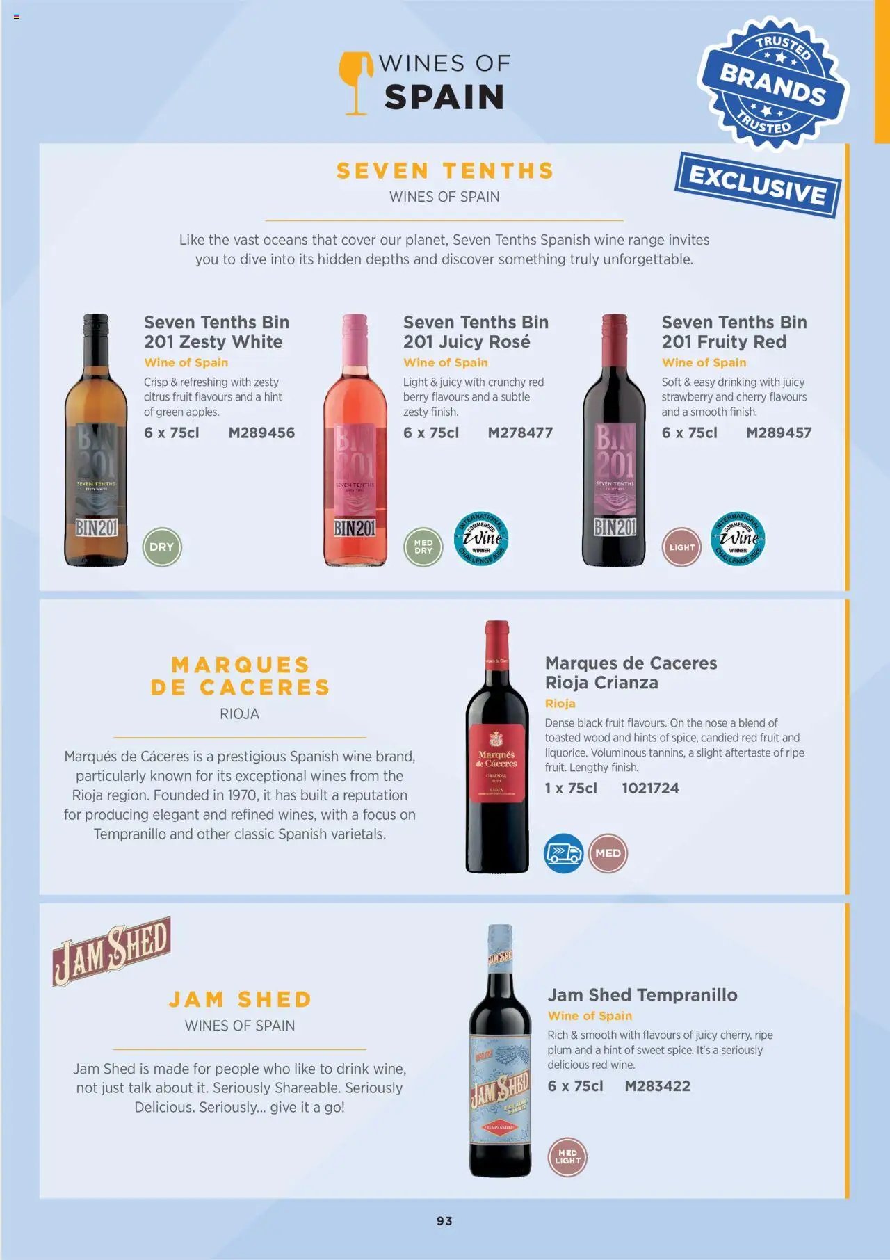 Booker Wholesale - Wine List 25/26