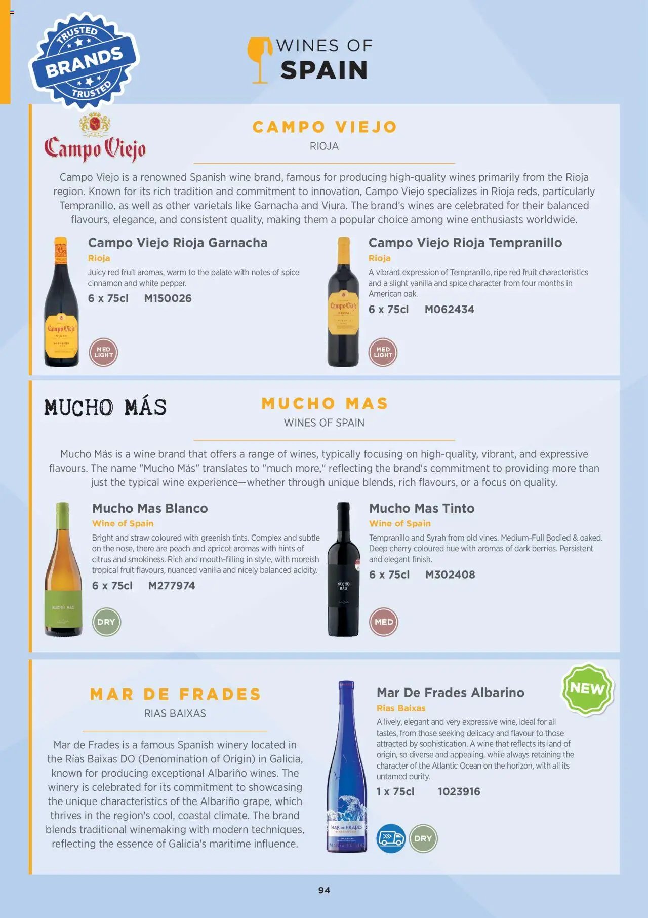 Booker Wholesale - Wine List 25/26