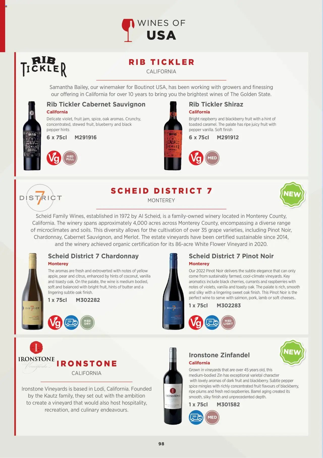 Booker Wholesale - Wine List 25/26