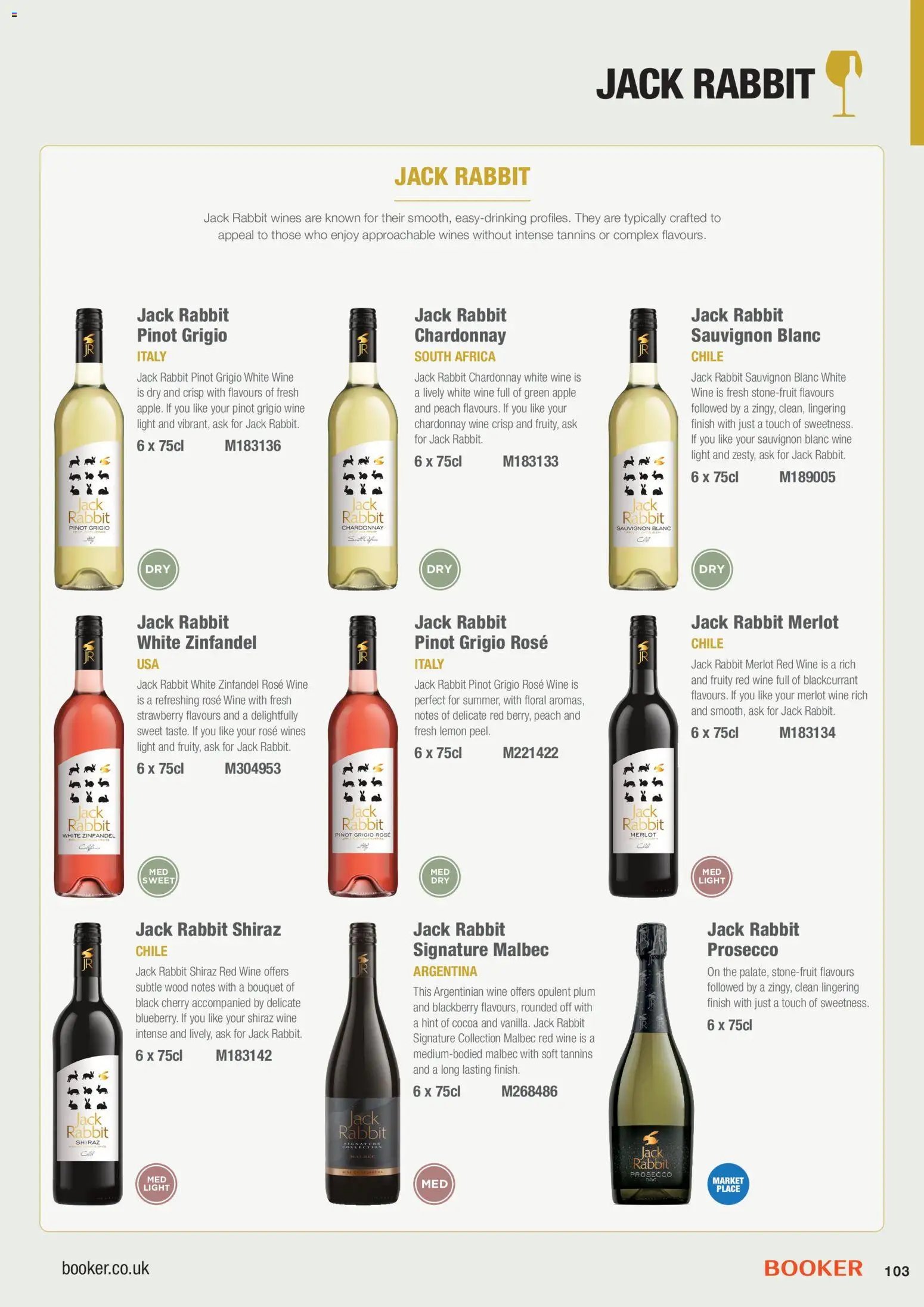 Booker Wholesale - Wine Guide