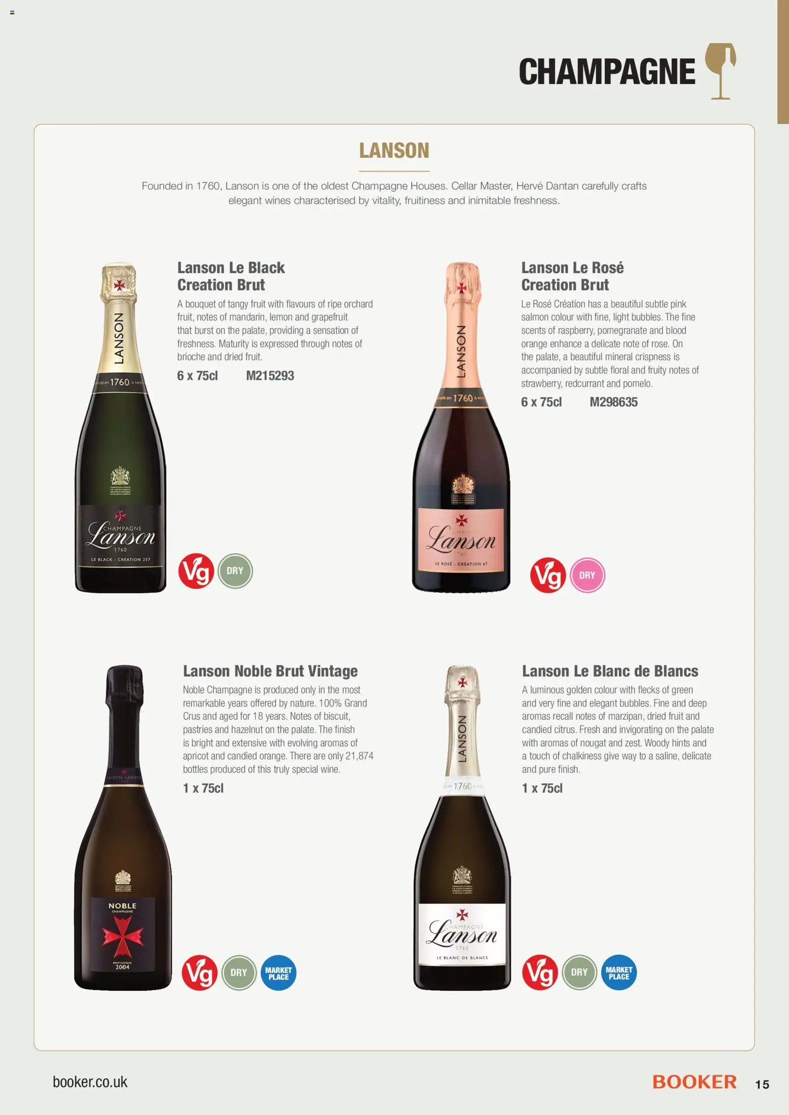 Booker Wholesale - Wine Guide