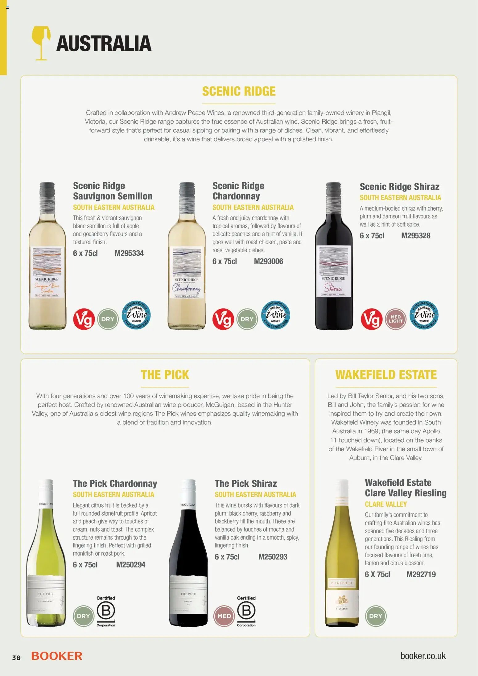 Booker Wholesale - Wine Guide