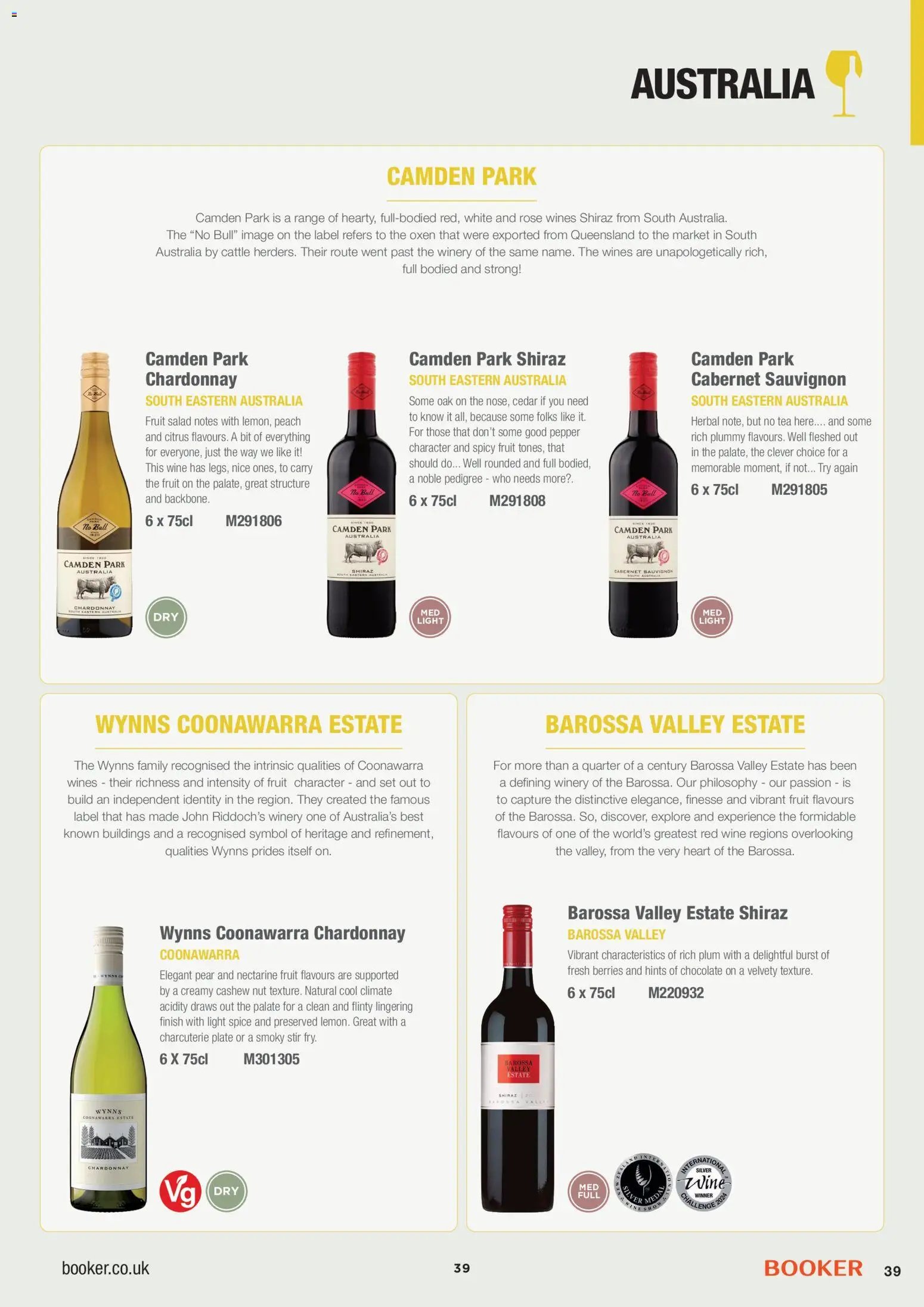 Booker Wholesale - Wine Guide
