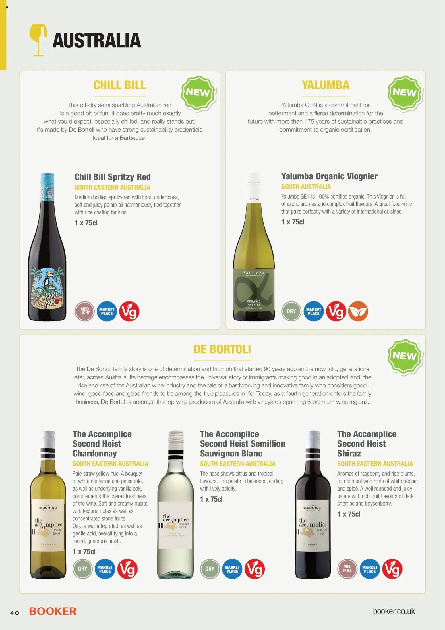 Booker Wholesale - Wine Guide