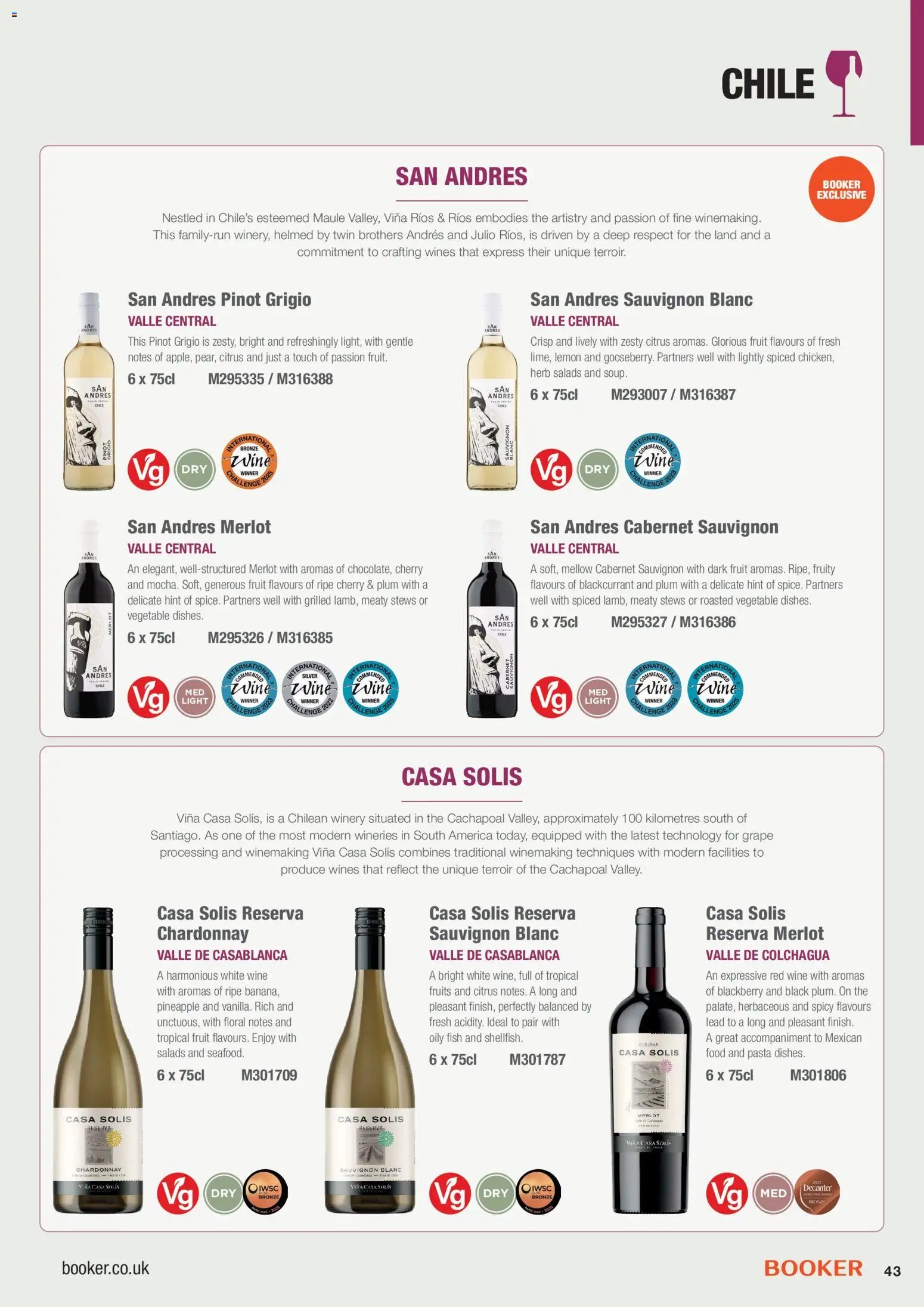Booker Wholesale - Wine Guide