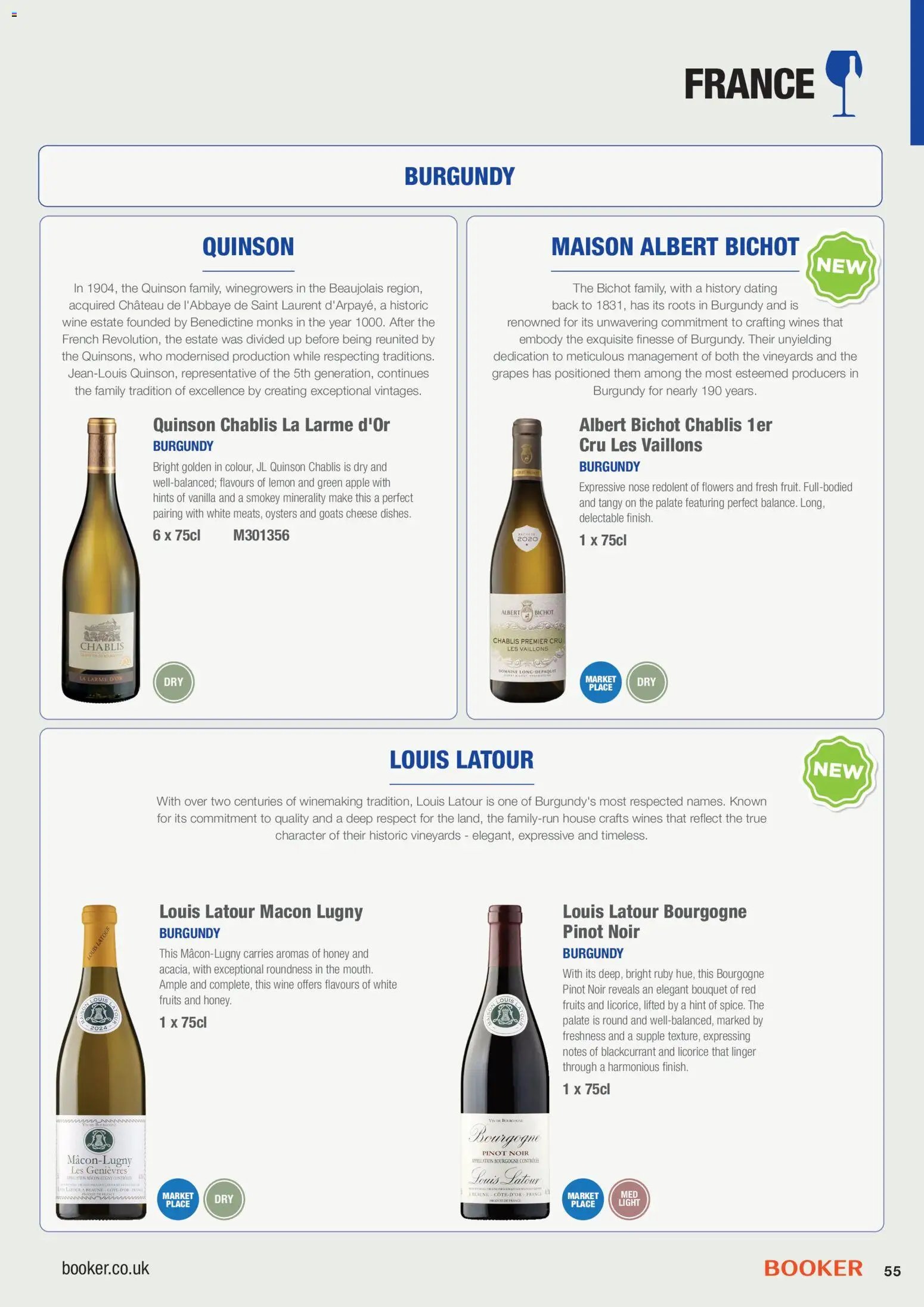 Booker Wholesale - Wine Guide