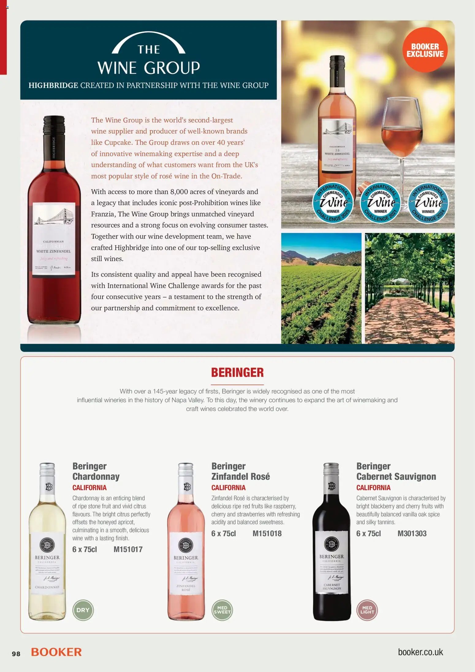 Booker Wholesale - Wine Guide