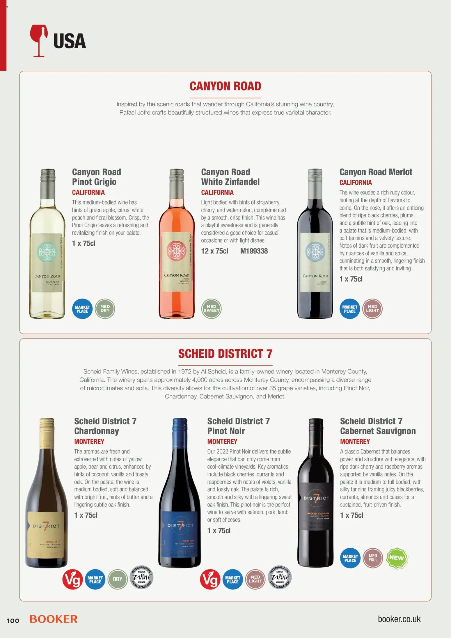 Booker Wholesale - Wine Guide