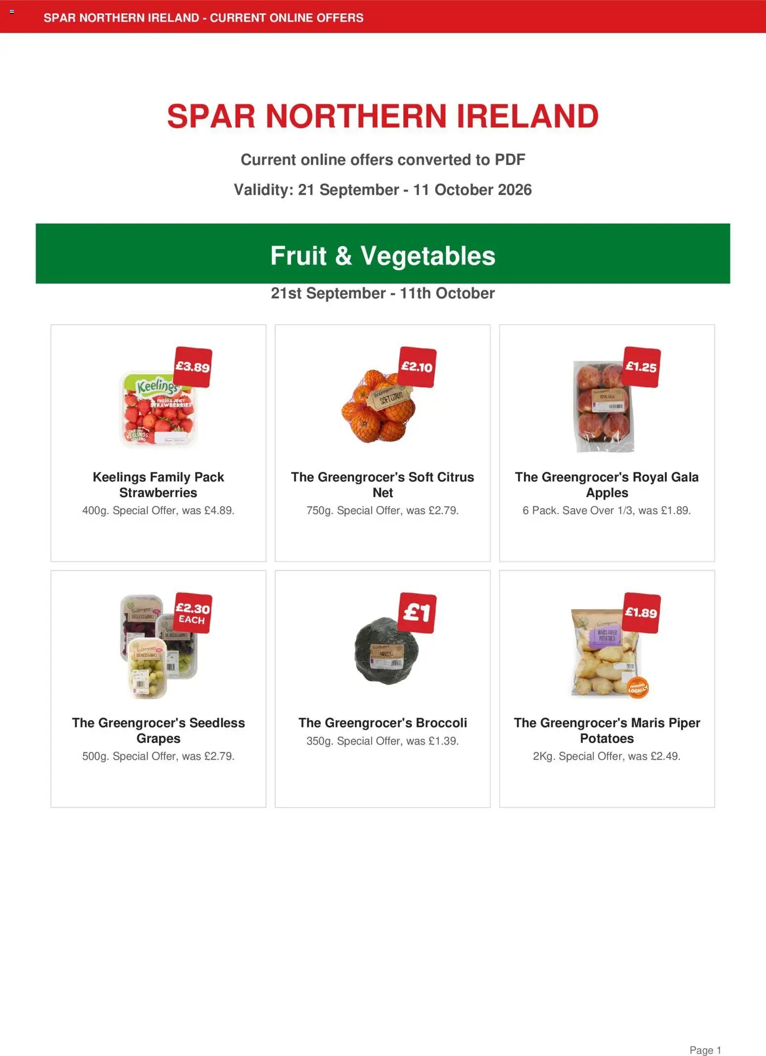 Spar - Offers