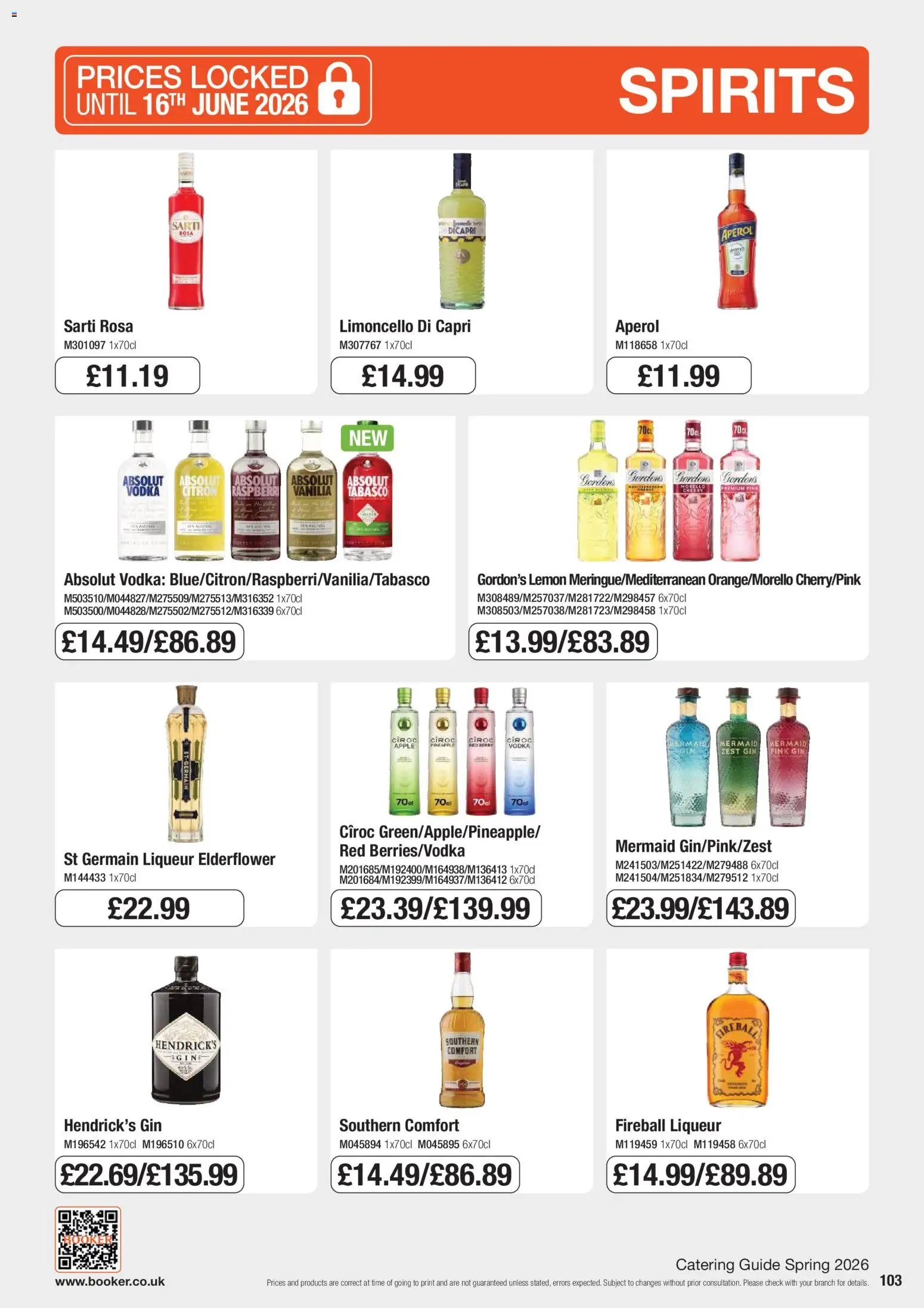 Booker Wholesale - spring catering news 2026