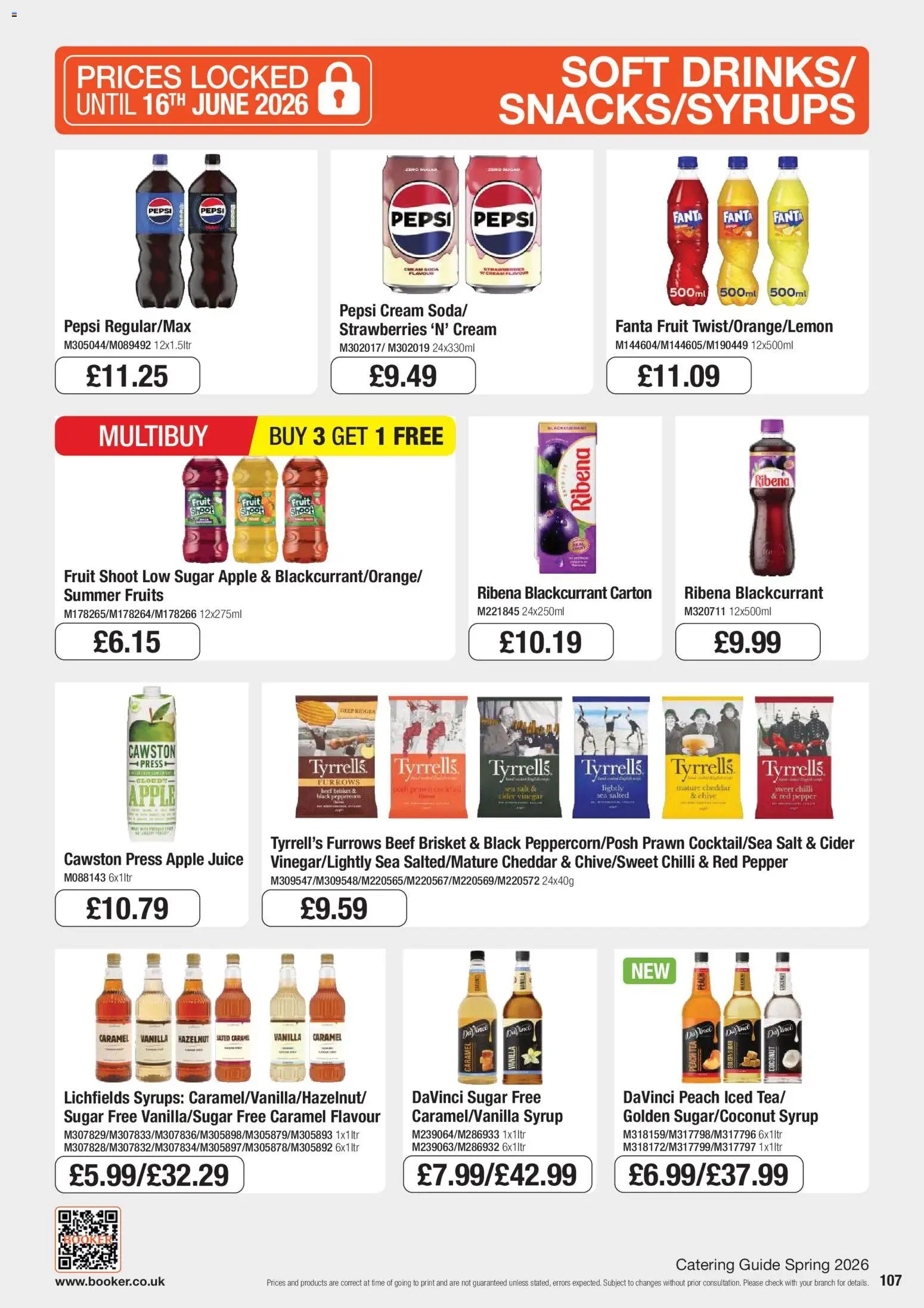 Booker Wholesale - spring catering news 2026