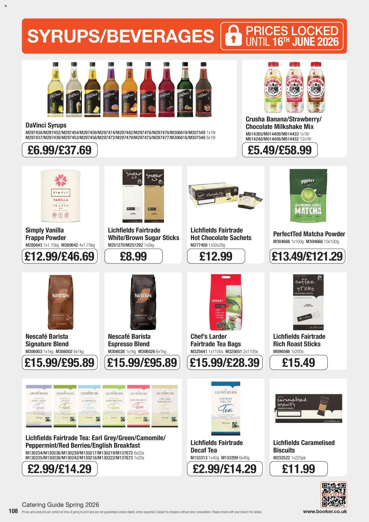 Booker Wholesale - spring catering news 2026