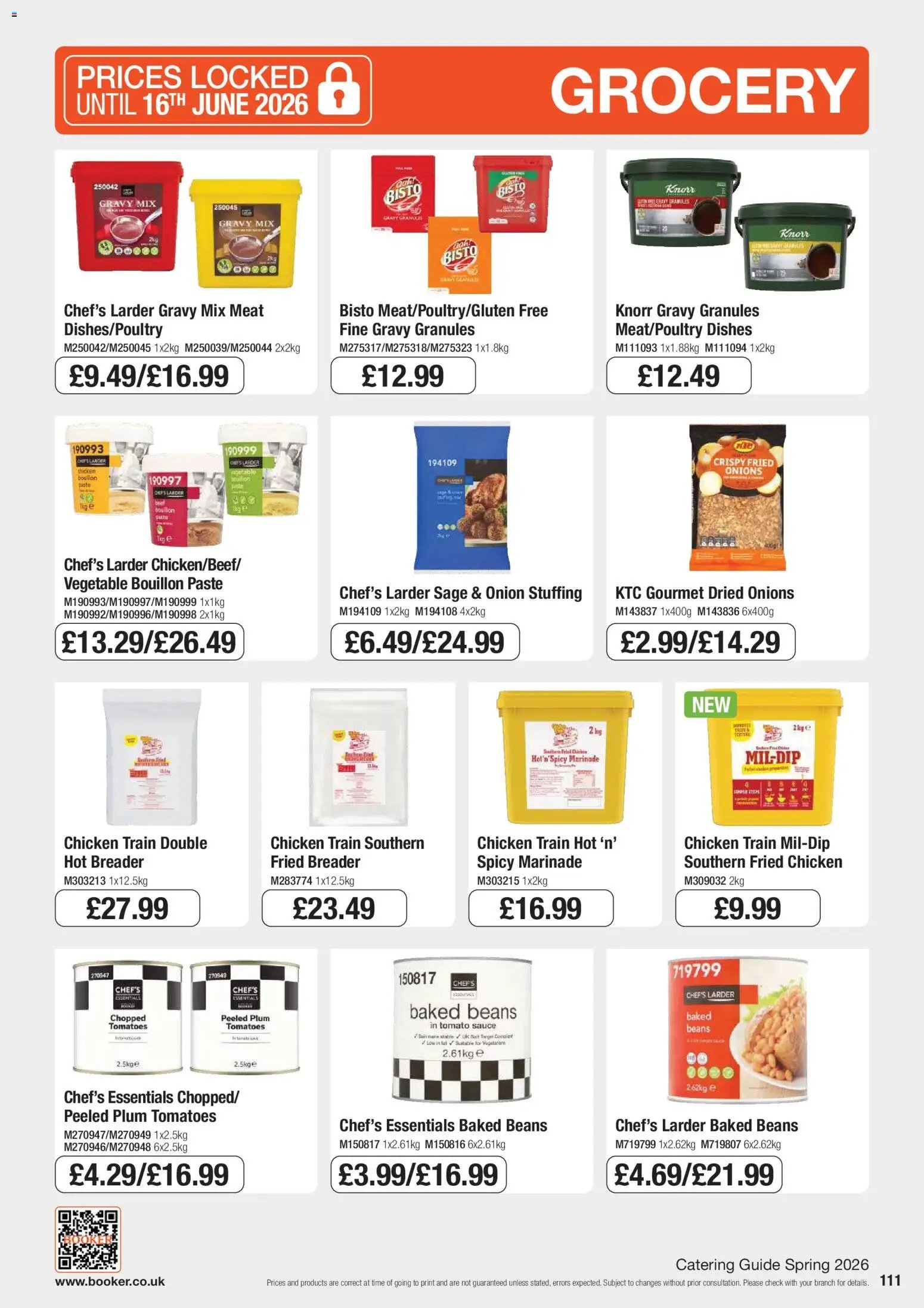 Booker Wholesale - spring catering news 2026