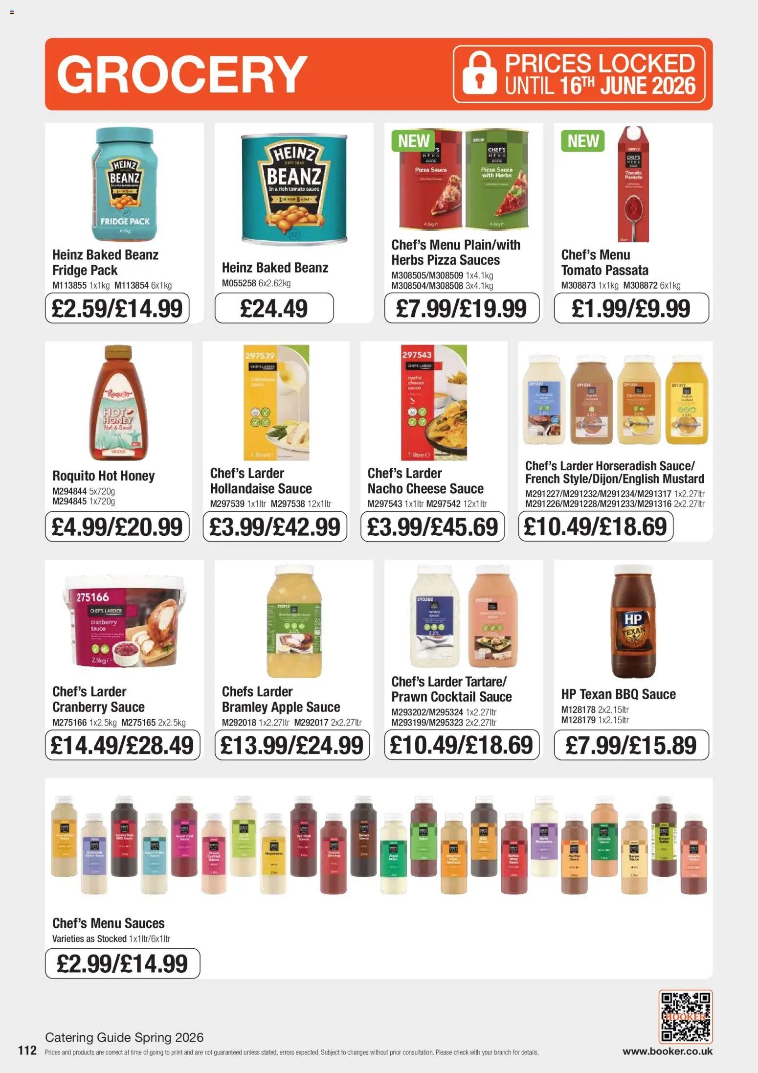Booker Wholesale - spring catering news 2026