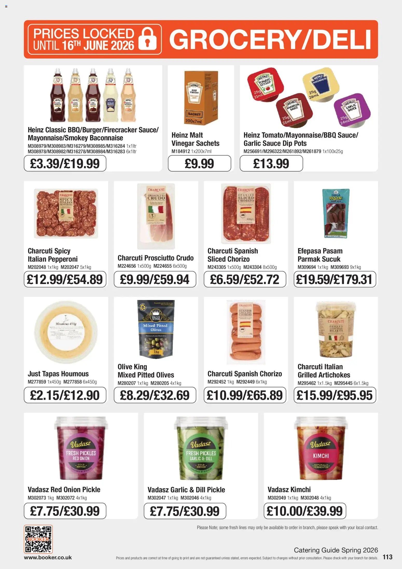 Booker Wholesale - spring catering news 2026