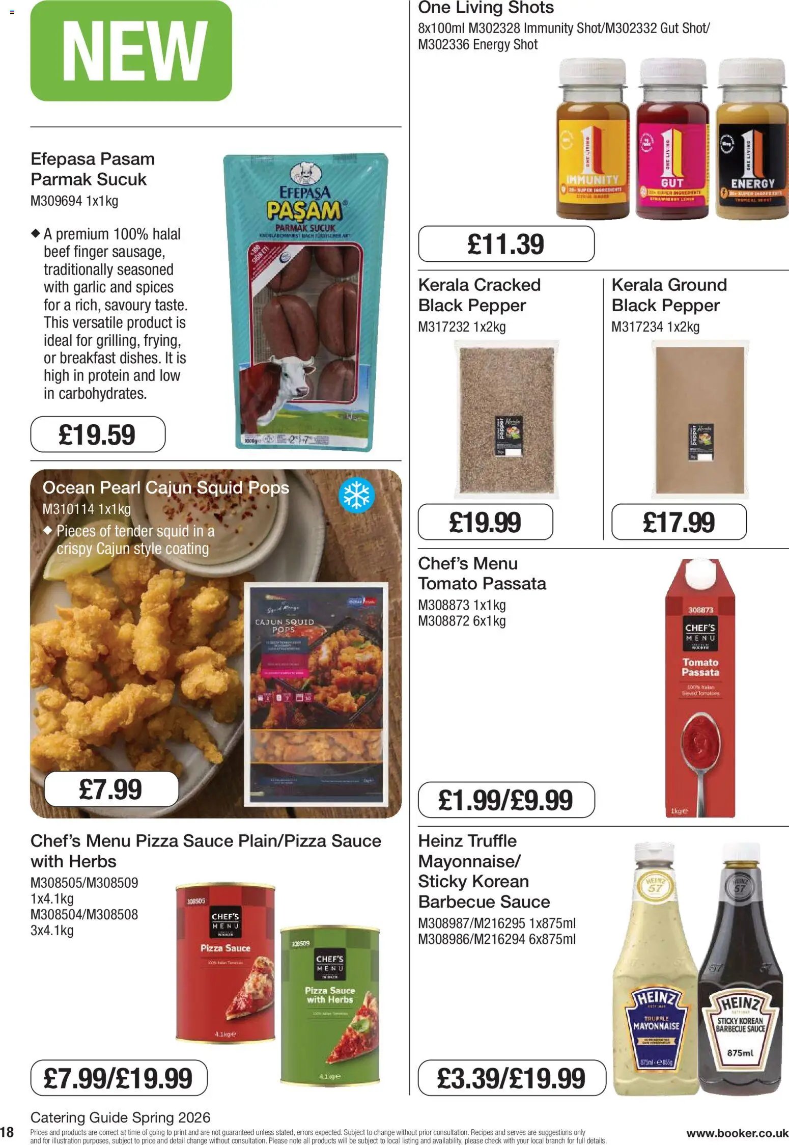 Booker Wholesale - spring catering news 2026