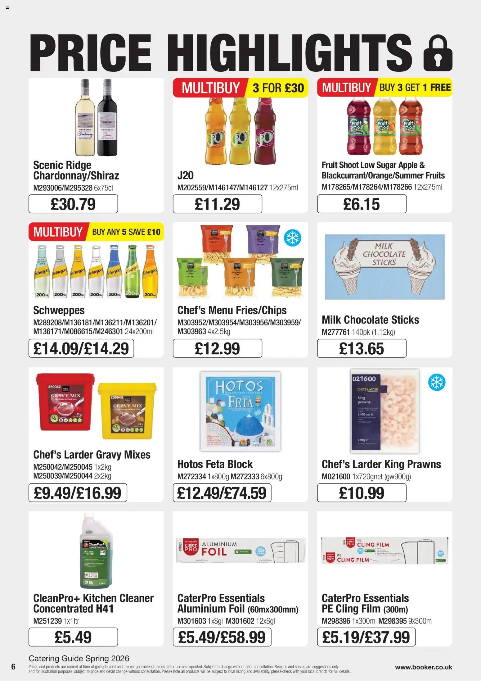Booker Wholesale - spring catering news 2026
