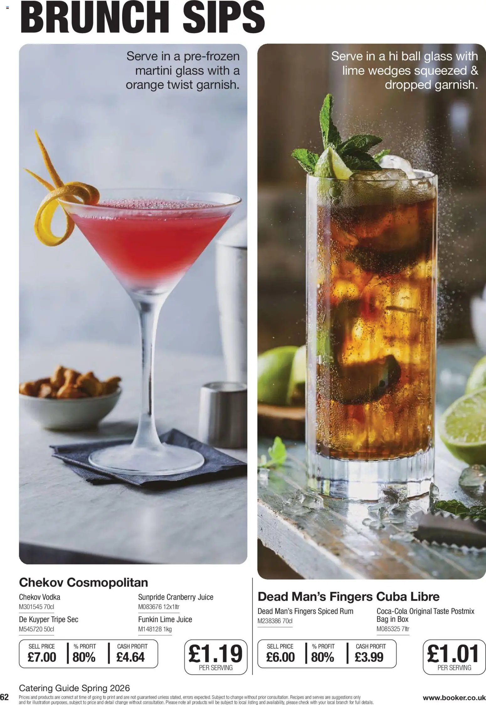 Booker Wholesale - spring catering news 2026