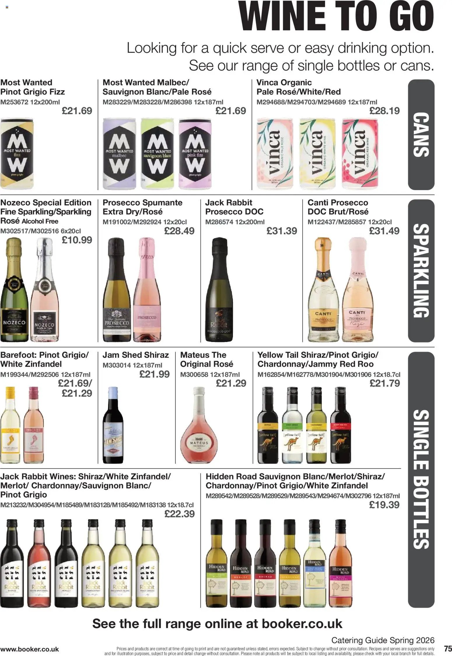 Booker Wholesale - spring catering news 2026