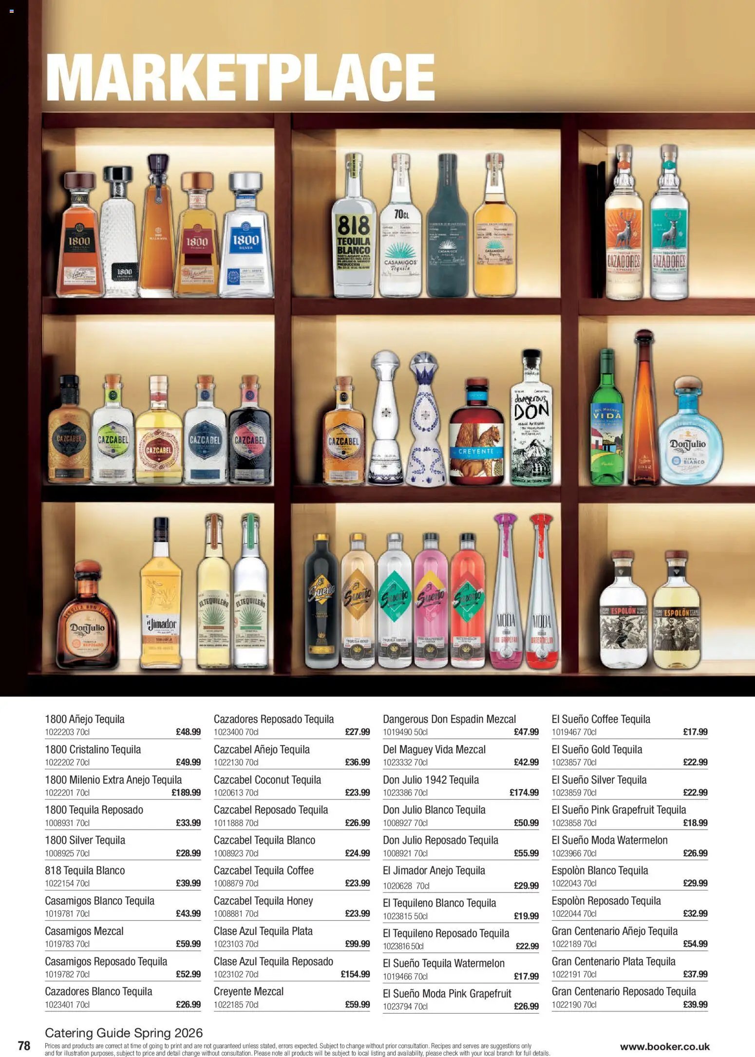 Booker Wholesale - spring catering news 2026