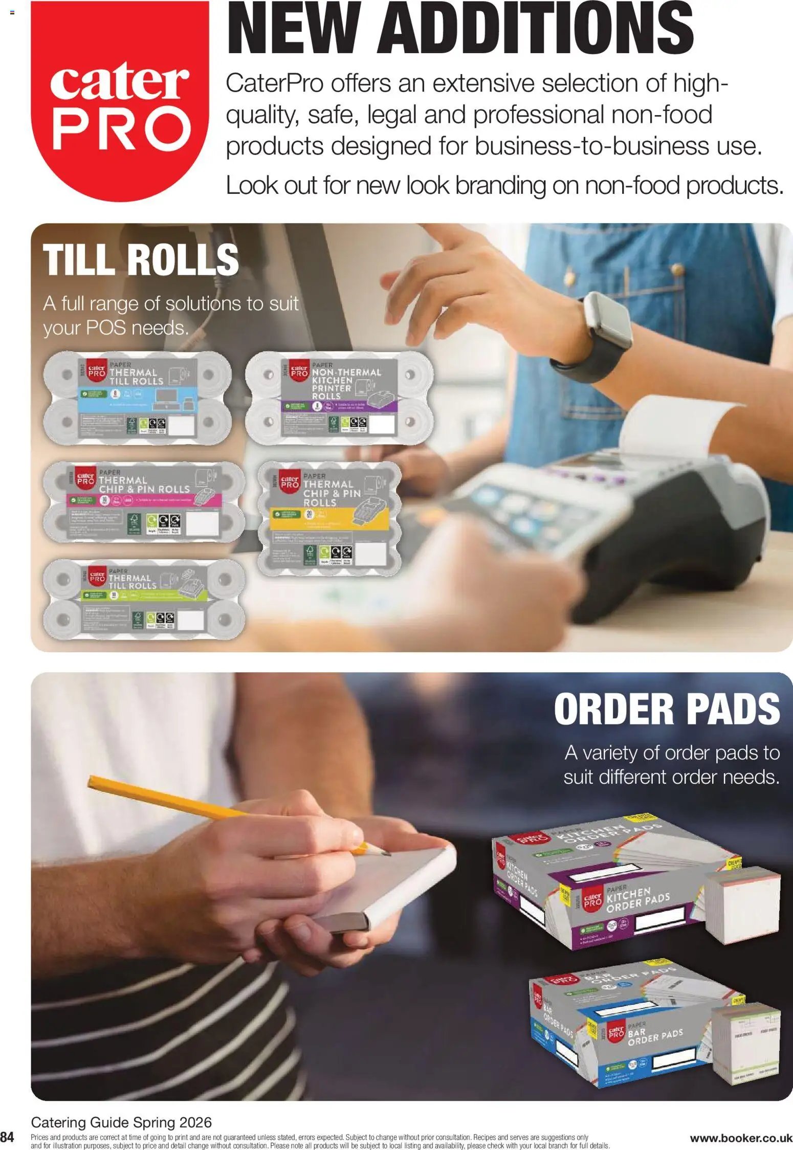 Booker Wholesale - spring catering news 2026