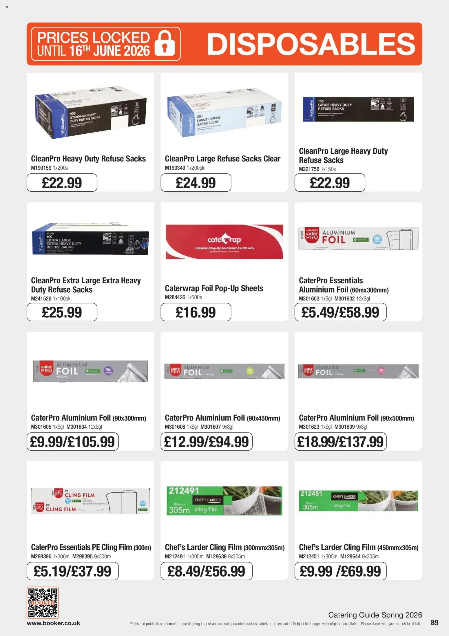 Booker Wholesale - spring catering news 2026