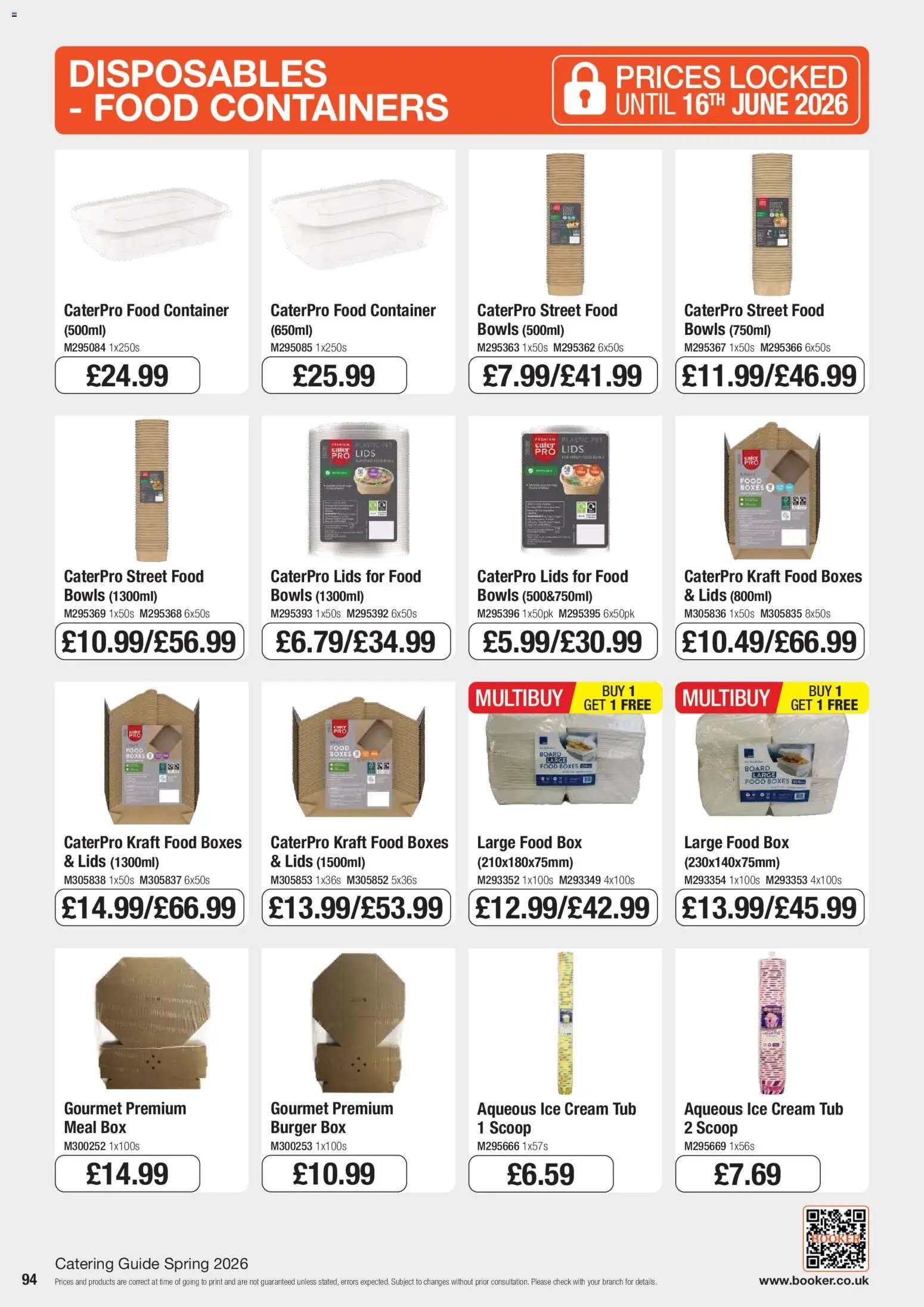 Booker Wholesale - spring catering news 2026