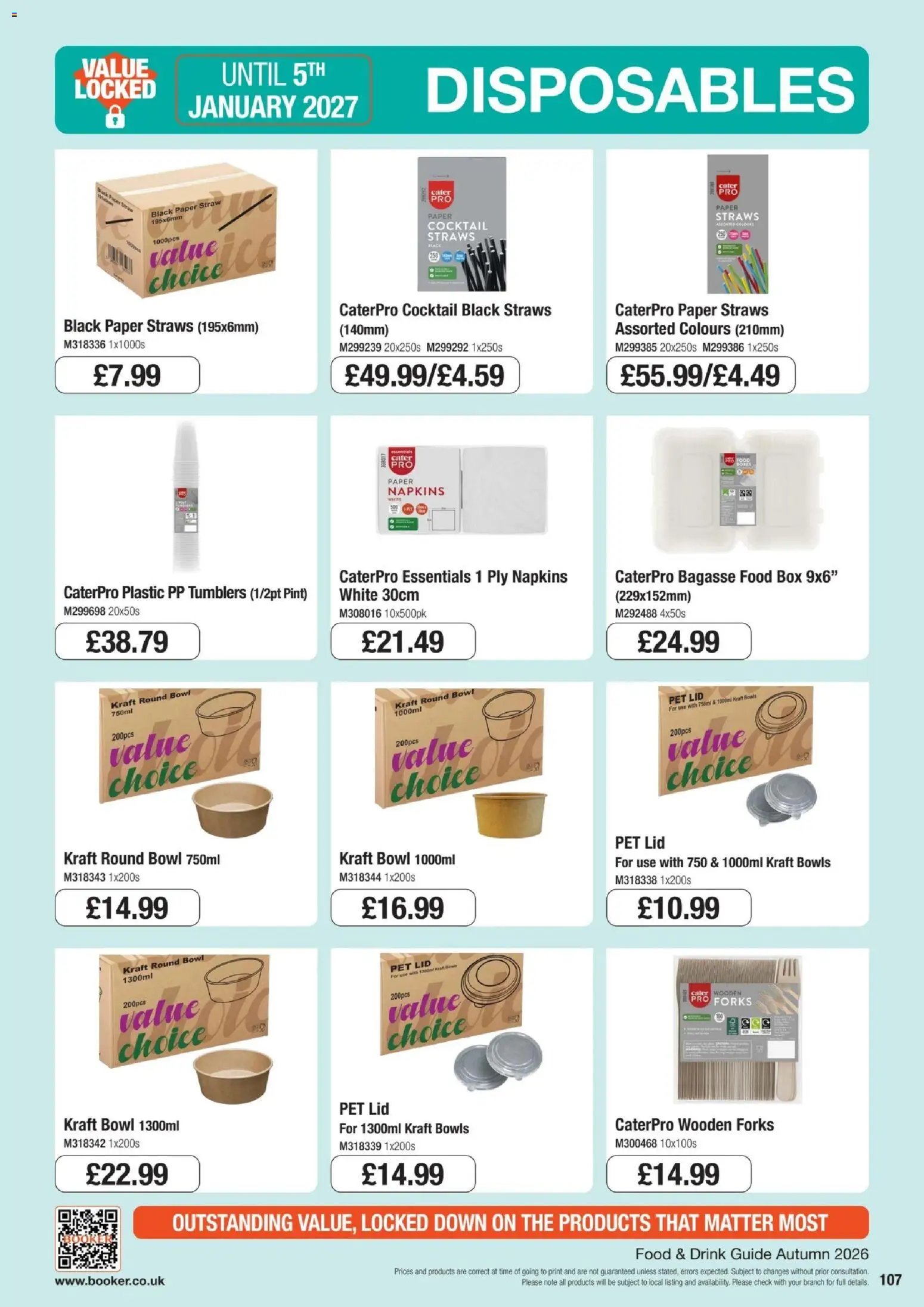 Booker Wholesale - Autumn 2026