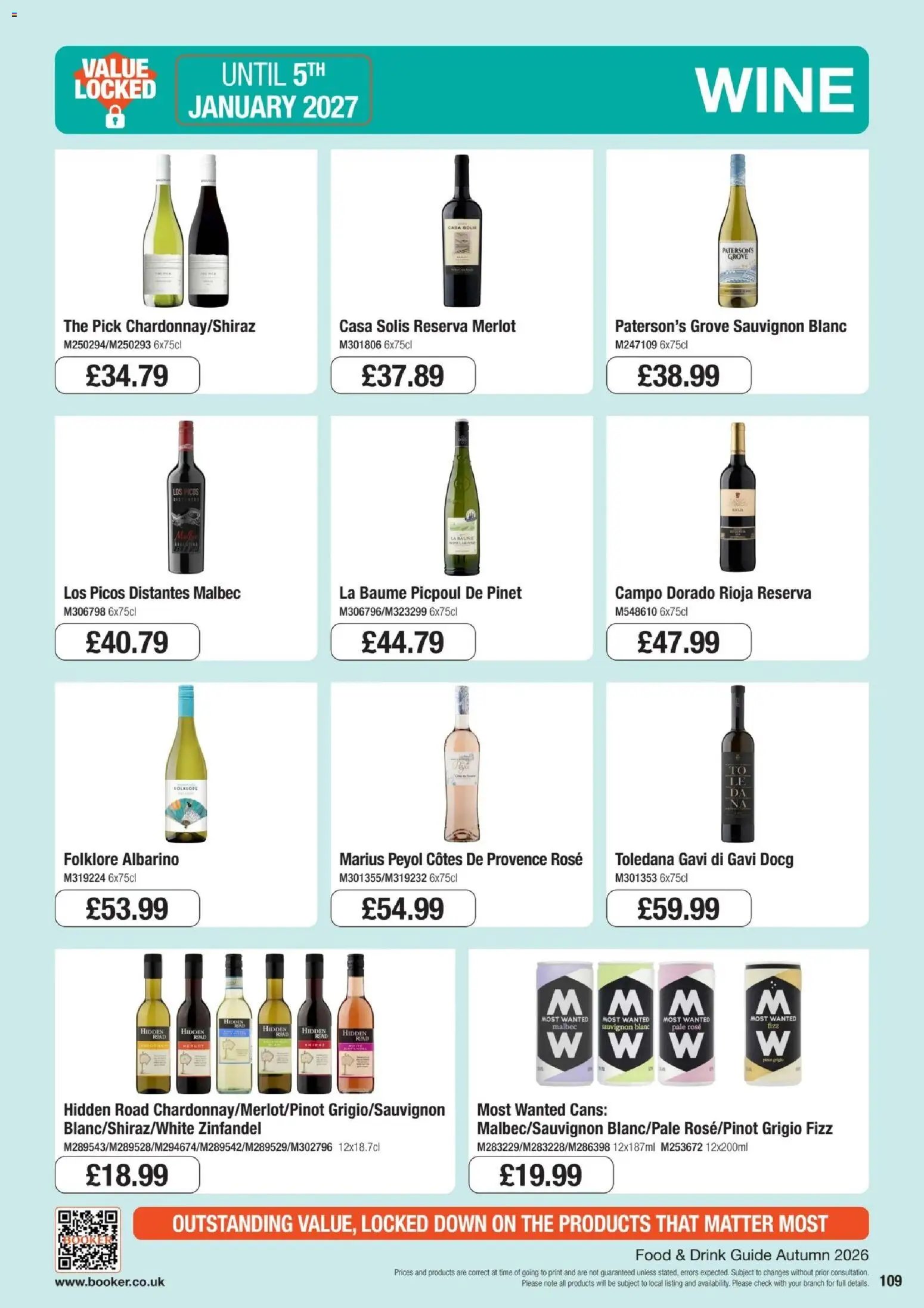 Booker Wholesale - Autumn 2026