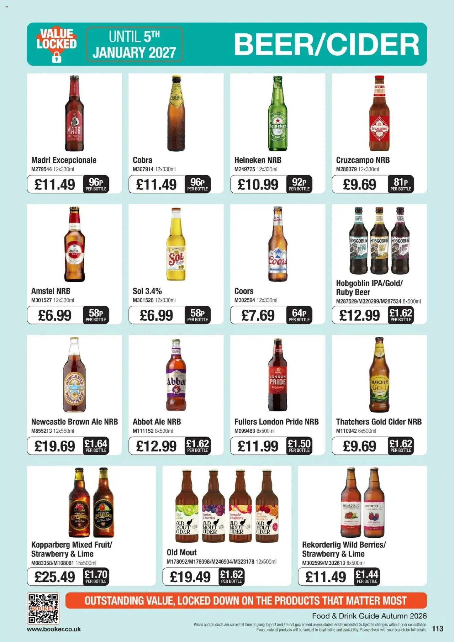 Booker Wholesale - Autumn 2026
