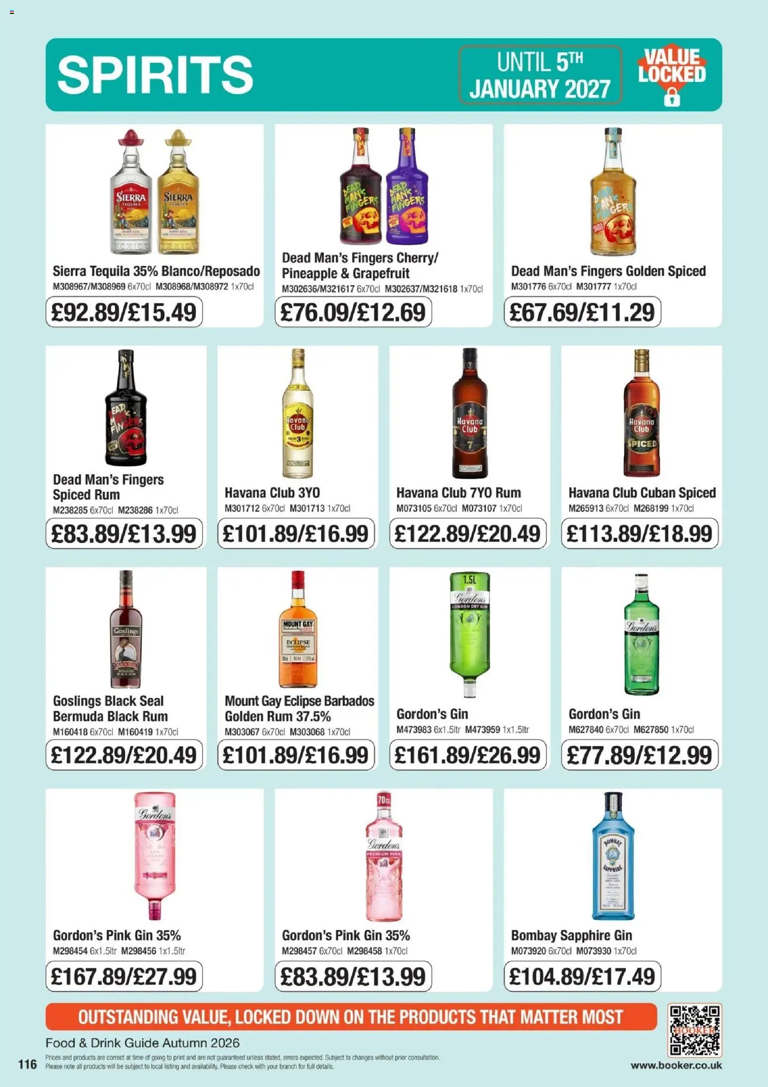 Booker Wholesale - Autumn 2026
