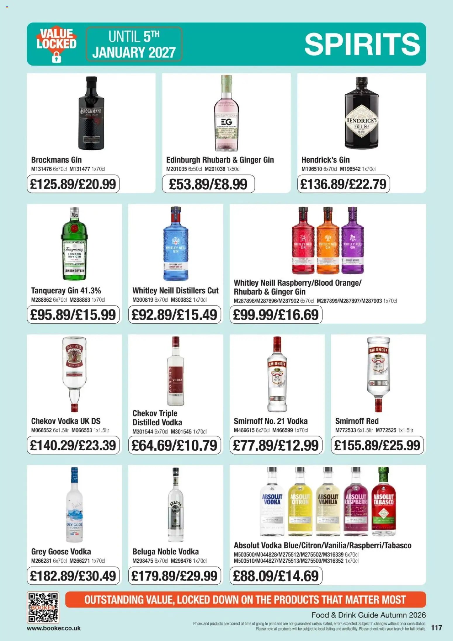 Booker Wholesale - Autumn 2026