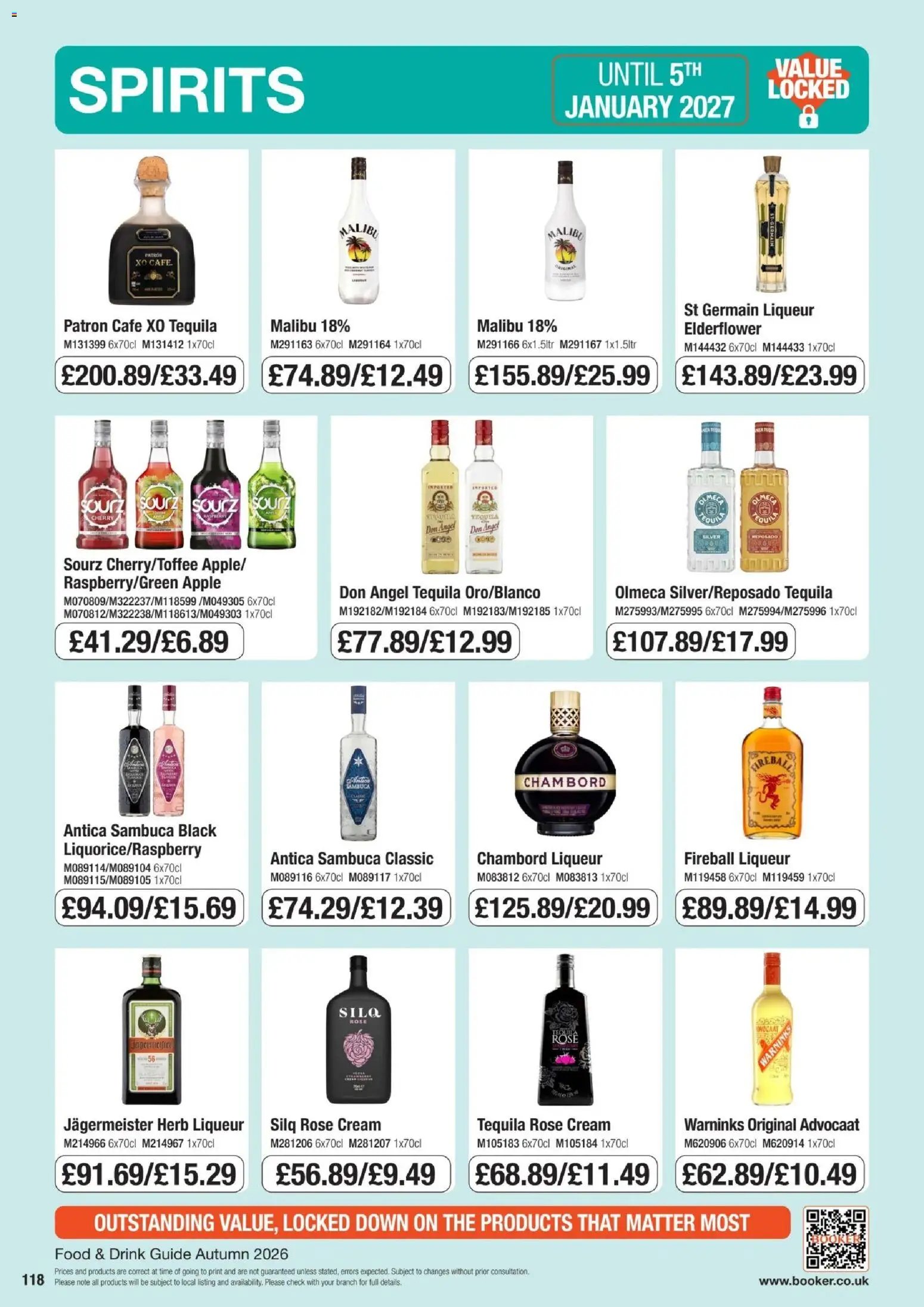 Booker Wholesale - Autumn 2026