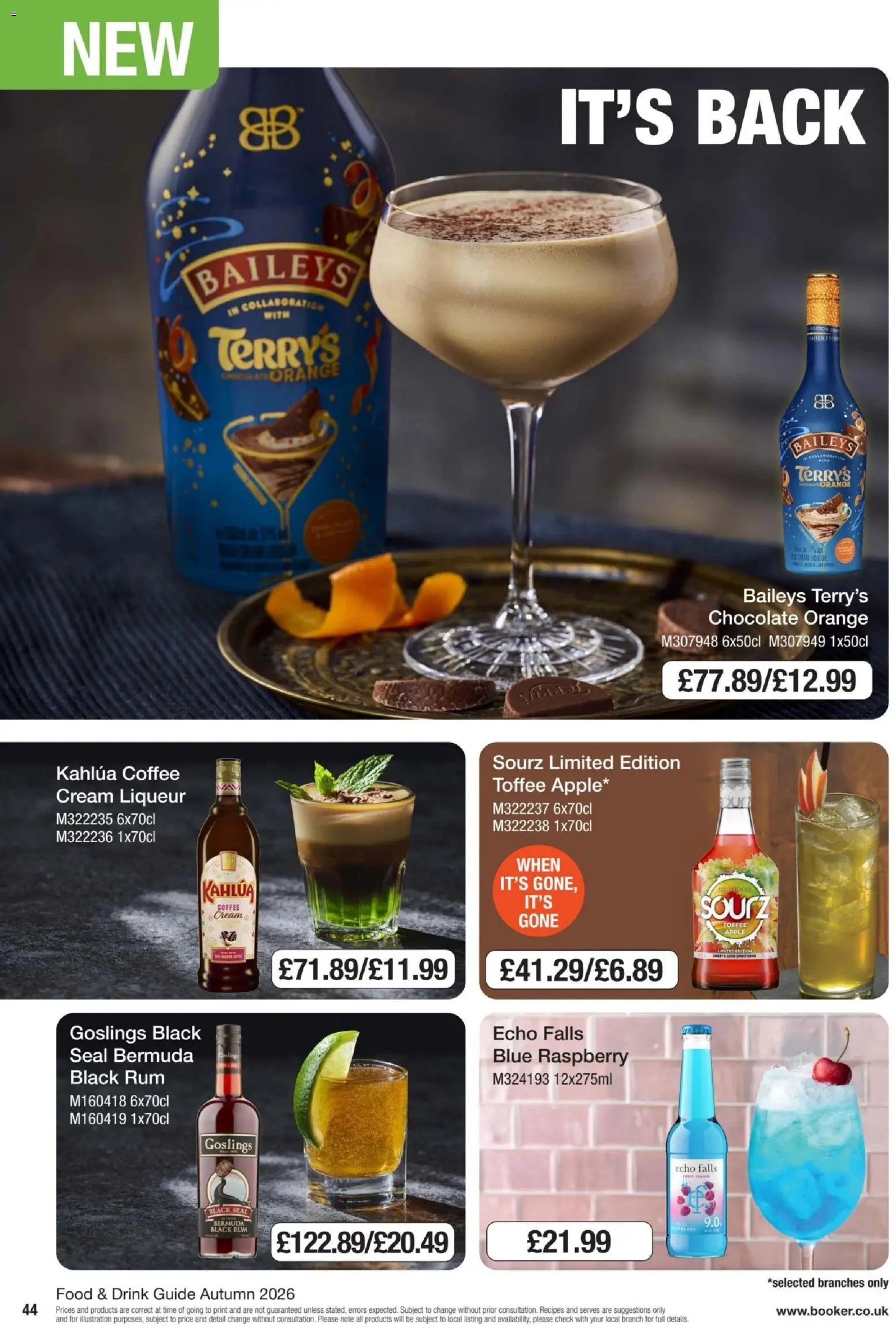 Booker Wholesale - Autumn 2026