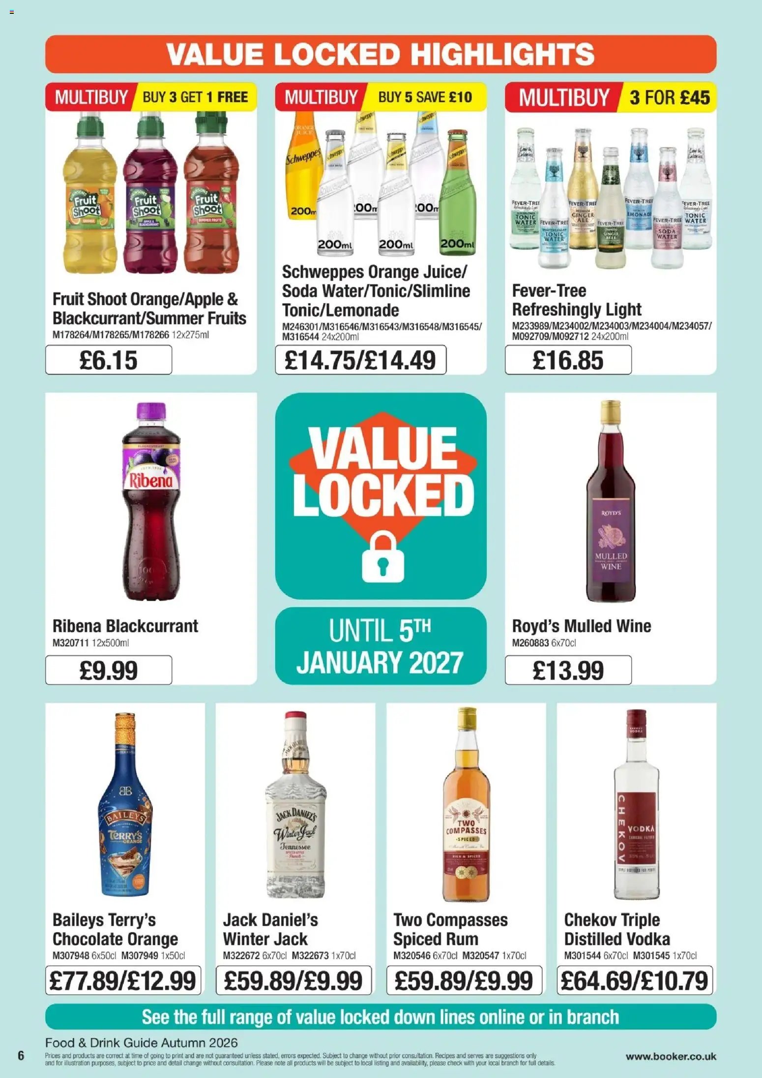 Booker Wholesale - Autumn 2026