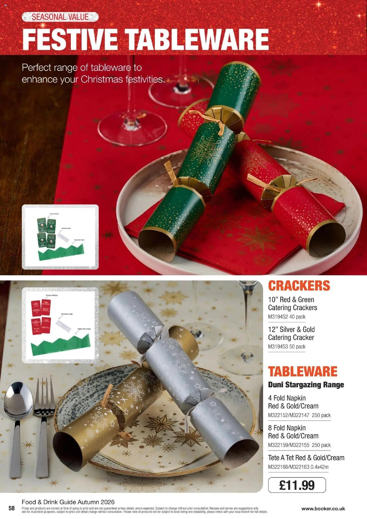 Booker Wholesale - Autumn 2026